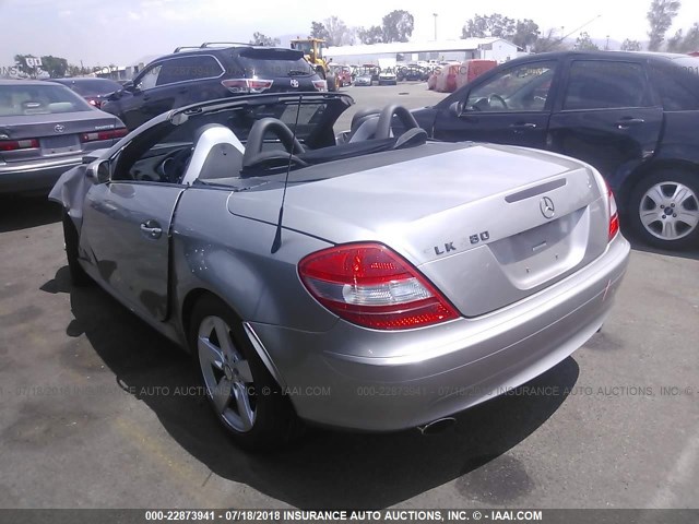 WDBWK54F96F103812 - 2006 MERCEDES-BENZ SLK 280 SILVER photo 3