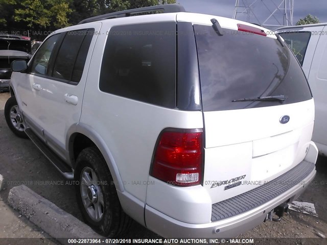 1FMDU75W52ZC19669 - 2002 FORD EXPLORER LIMITED 白色 照片 3