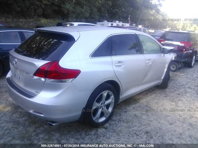 4T3BK11A39U004732 - 2009 TOYOTA VENZA GRAY photo 4