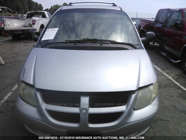 2D4GP44LX5R239822 - 2005 DODGE GRAND CARAVAN SXT SILVER photo 6