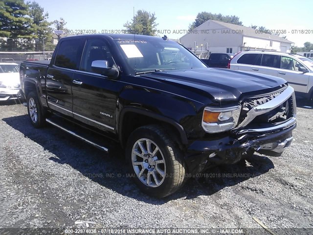 3GTU2WEC8EG396943 - 2014 GMC SIERRA K1500 DENALI BLACK photo 1