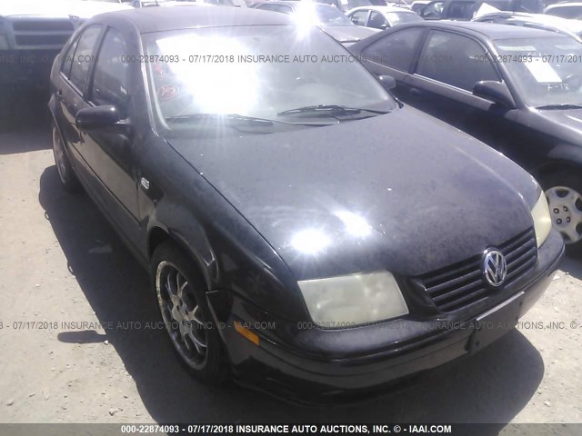 3VWSD29M3YM180966 - 2000 VOLKSWAGEN JETTA GLS BLACK photo 1