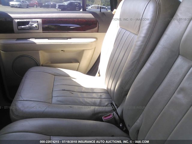 5LMFU28R34LJ34043 - 2004 LINCOLN NAVIGATOR TAN photo 8