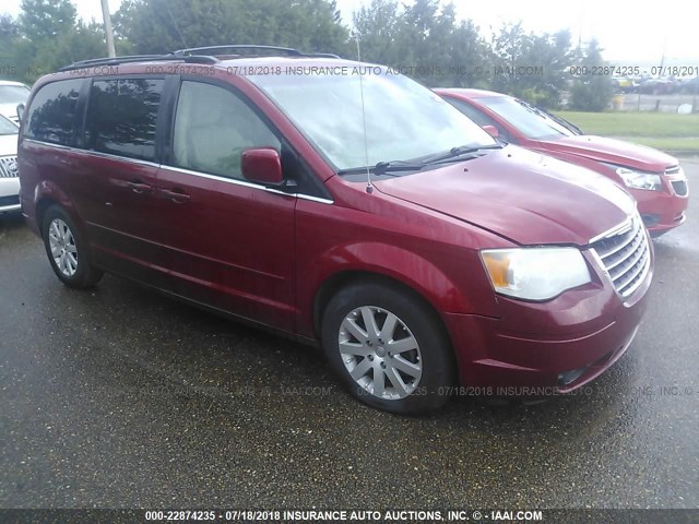 2A8HR54P48R600446 - 2008 CHRYSLER TOWN & COUNTRY TOURING RED photo 1