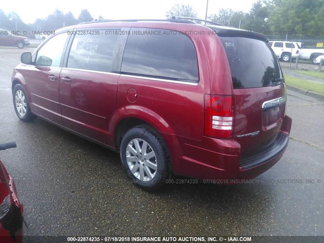 2A8HR54P48R600446 - 2008 CHRYSLER TOWN & COUNTRY TOURING RED photo 3