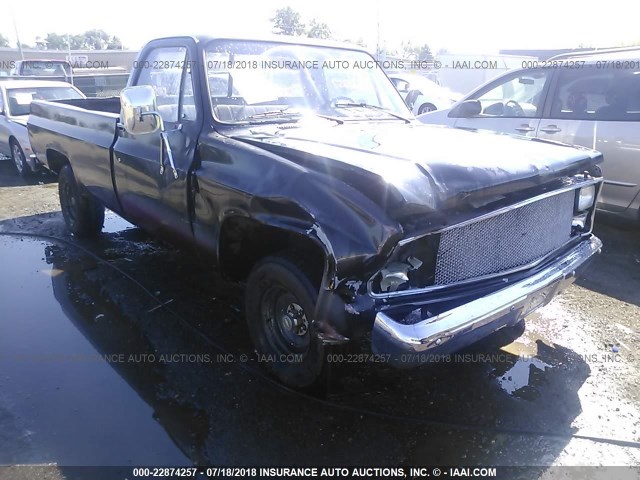 1GCCC14H5FF442417 - 1985 CHEVROLET C10 BLACK photo 6