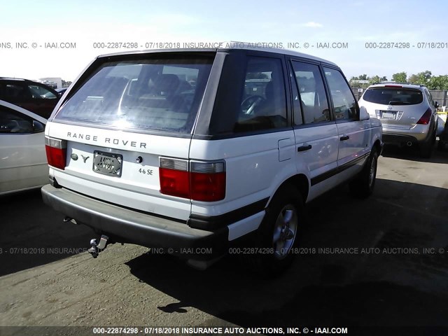 SALPL16411A450797 - 2001 LAND ROVER RANGE ROVER 4.6 SE LONG WHEELBASE WHITE photo 4