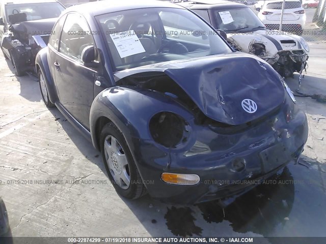 3VWDD21C8YM443707 - 2000 VOLKSWAGEN NEW BEETLE GLX 蓝色 照片 1
