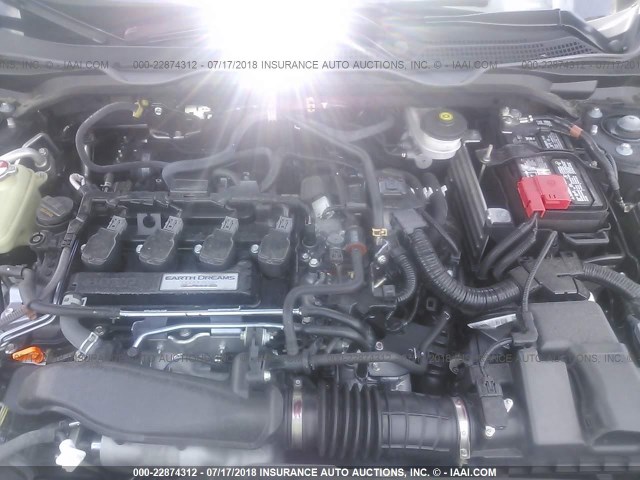 19XFC1F72GE041372 - 2016 HONDA CIVIC EXL PURPLE photo 10