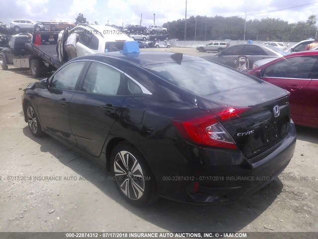 19XFC1F72GE041372 - 2016 HONDA CIVIC EXL PURPLE photo 3