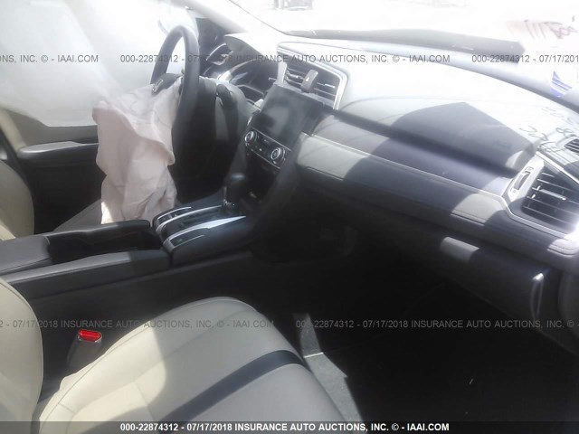 19XFC1F72GE041372 - 2016 HONDA CIVIC EXL PURPLE photo 5