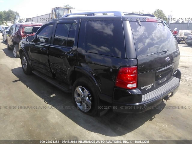 1FMDU85W93UA67111 - 2003 FORD EXPLORER LIMITED 黑色 照片 3