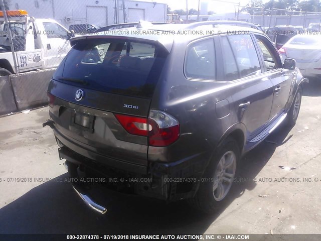 WBXPA93494WC33544 - 2004 BMW X3 3.0I BROWN photo 4