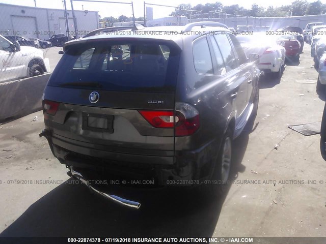 WBXPA93494WC33544 - 2004 BMW X3 3.0I BROWN photo 6