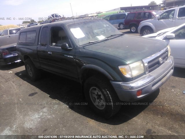 4TASN92N4XZ497451 - 1999 TOYOTA TACOMA XTRACAB PRERUNNER მწვანე ფოტო 1