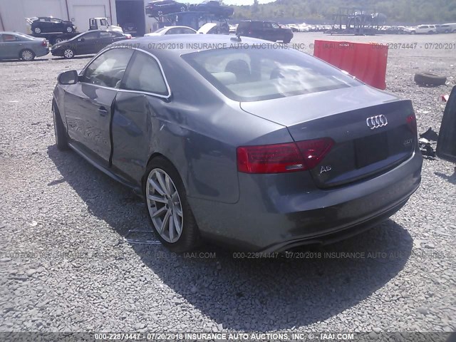 WAUD2AFR8GA023647 - 2016 AUDI A5 PREMIUM PLUS S-LINE GRAY photo 3