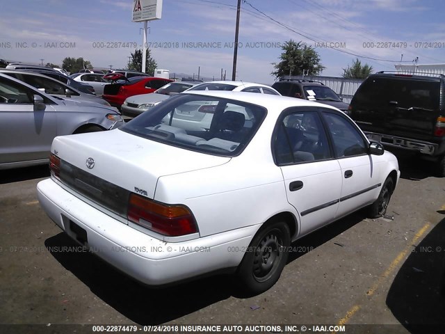 1NXAE09B5RZ181852 - 1994 TOYOTA COROLLA LE/DX WHITE photo 4