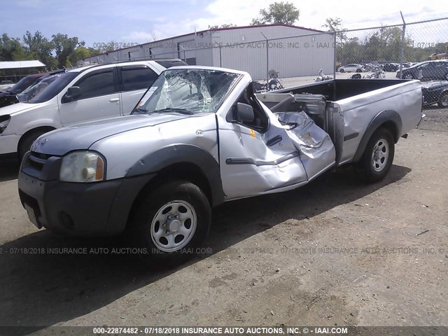 1N6DD26S52C321234 - 2002 NISSAN FRONTIER KING CAB XE SILVER photo 2