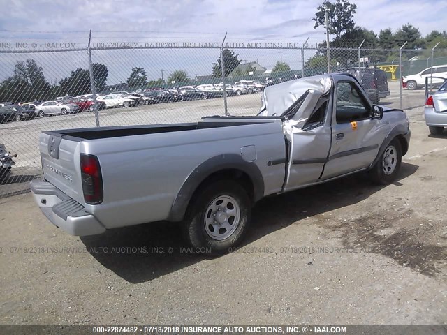 1N6DD26S52C321234 - 2002 NISSAN FRONTIER KING CAB XE SILVER photo 4