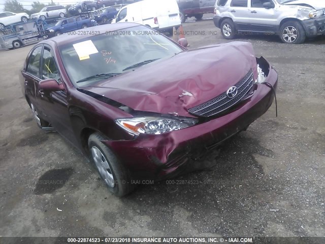 4T1BE32KX4U333049 - 2004 TOYOTA CAMRY LE/XLE/SE 红色 照片 1