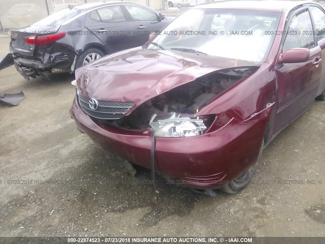 4T1BE32KX4U333049 - 2004 TOYOTA CAMRY LE/XLE/SE 红色 照片 6