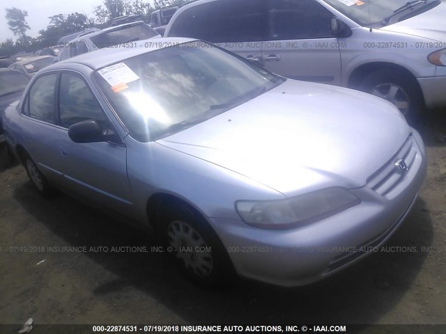 1HGCF86621A114407 - 2001 HONDA ACCORD VALUE SILVER photo 1