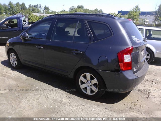 KNAFG526677086062 - 2007 KIA RONDO LX/EX GRAY photo 3