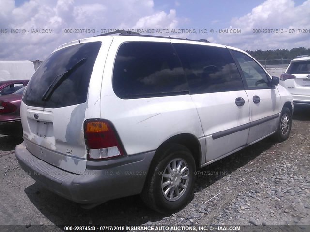 2FMZA514XXBB32545 - 1999 FORD WINDSTAR LX WHITE photo 4