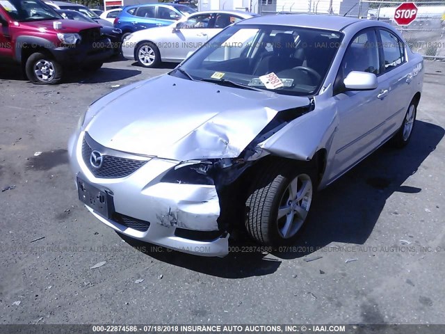 JM1BK32FX61468312 - 2006 MAZDA 3 I SILVER photo 6