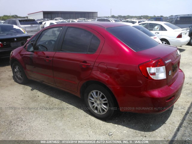 JS2YC5A30C6300712 - 2012 SUZUKI SX4 LE RED photo 3