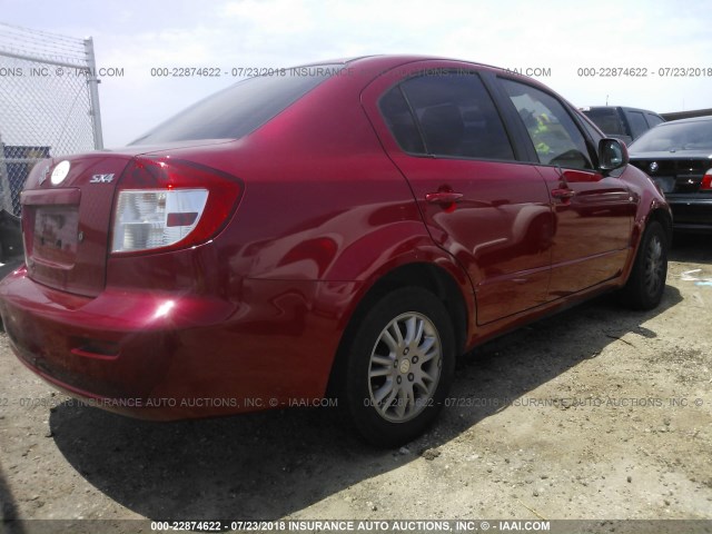 JS2YC5A30C6300712 - 2012 SUZUKI SX4 LE RED photo 4