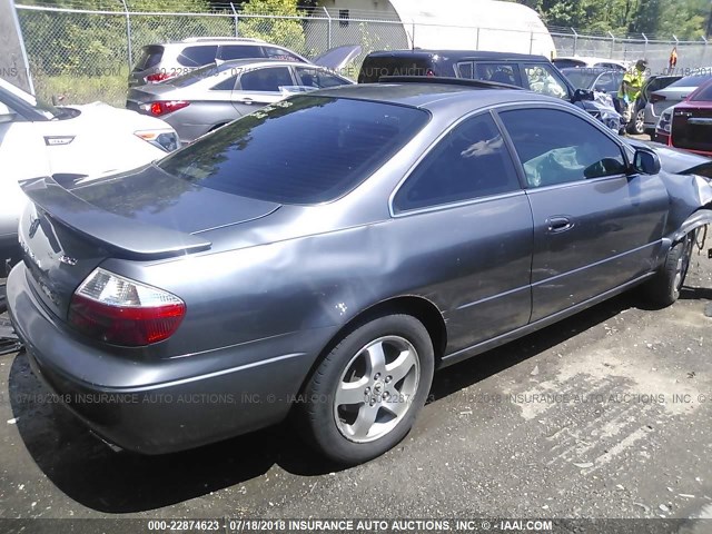 19UYA424X3A013135 - 2003 ACURA 3.2CL GRAY photo 4