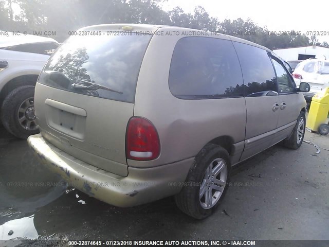 2B4GP44G5YR616476 - 2000 DODGE GRAND CARAVAN SE/SPORT GOLD photo 4