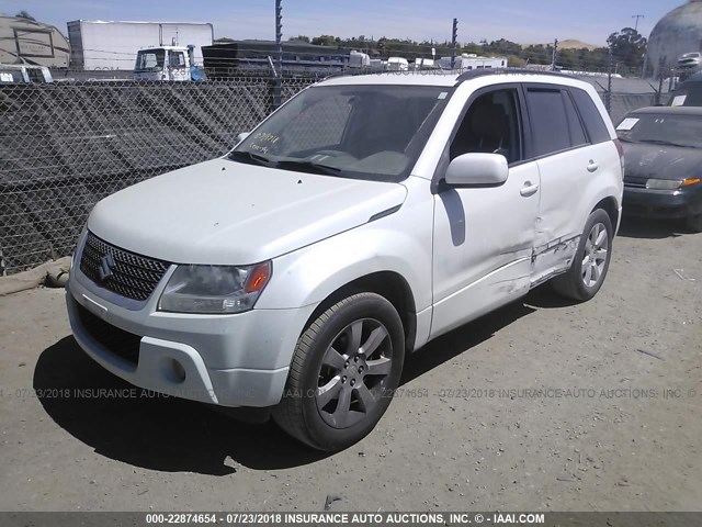 JS3TE0D74B4100153 - 2011 SUZUKI GRAND VITARA JLX WHITE photo 2