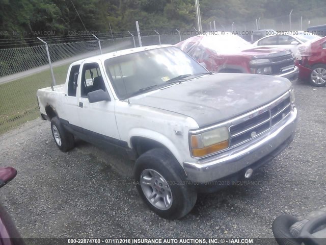 1B7GG23Y8SS220338 - 1995 DODGE DAKOTA WHITE photo 1