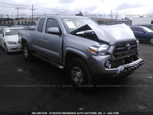 5TFSX5EN4HX050621 - 2017 TOYOTA TACOMA ACCESS CAB/SR/SR5 SILVER photo 1