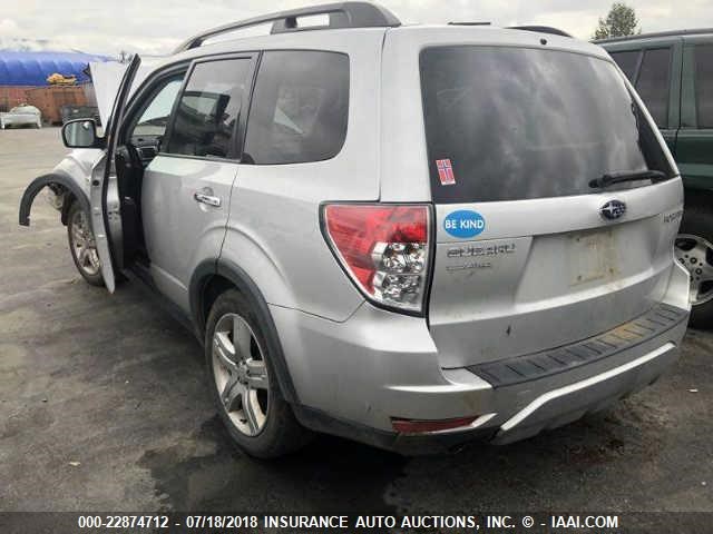 JF2SH6DC2AH720607 - 2010 SUBARU FORESTER 2.5X LIMITED SILVER photo 3