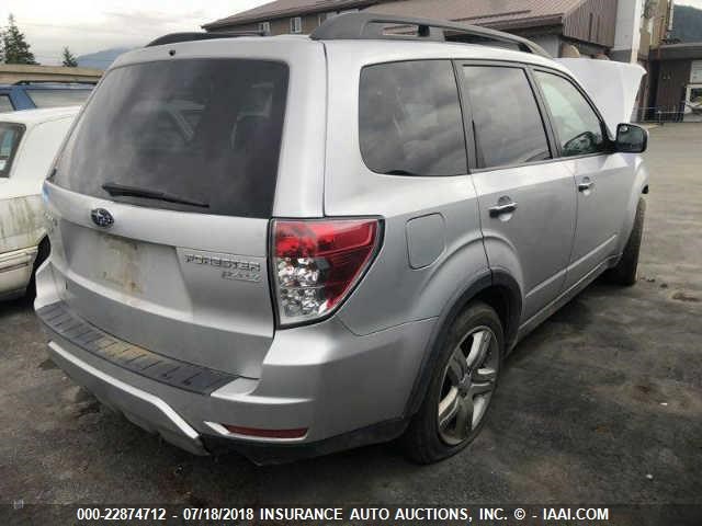 JF2SH6DC2AH720607 - 2010 SUBARU FORESTER 2.5X LIMITED SILVER photo 4