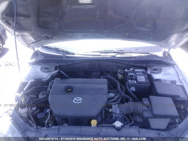 1YVHP80C875M60084 - 2007 MAZDA 6 I Argent photo 10