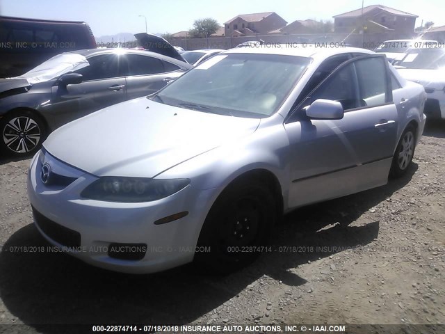 1YVHP80C875M60084 - 2007 MAZDA 6 I Argent photo 2