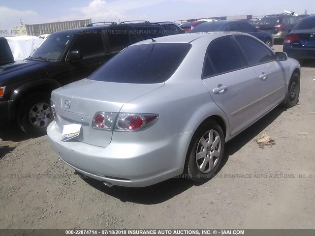 1YVHP80C875M60084 - 2007 MAZDA 6 I SILVER photo 4