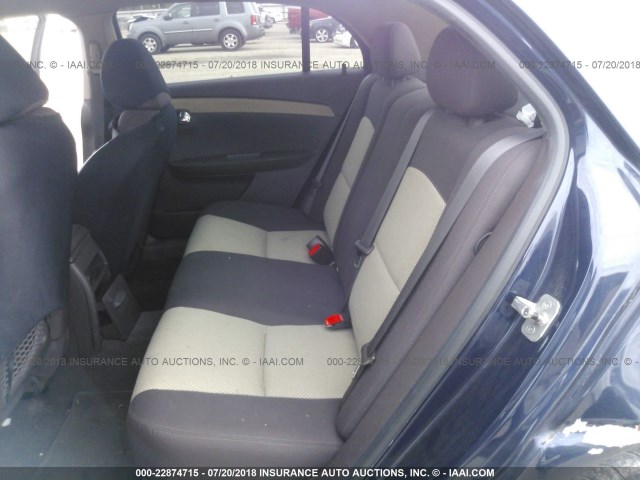 1G1ZC5EB1AF267385 - 2010 CHEVROLET MALIBU 1LT 深蓝色 照片 8