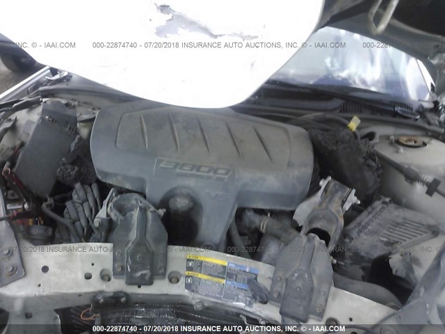 2G2WP552X71142968 - 2007 PONTIAC GRAND PRIX SILVER photo 10