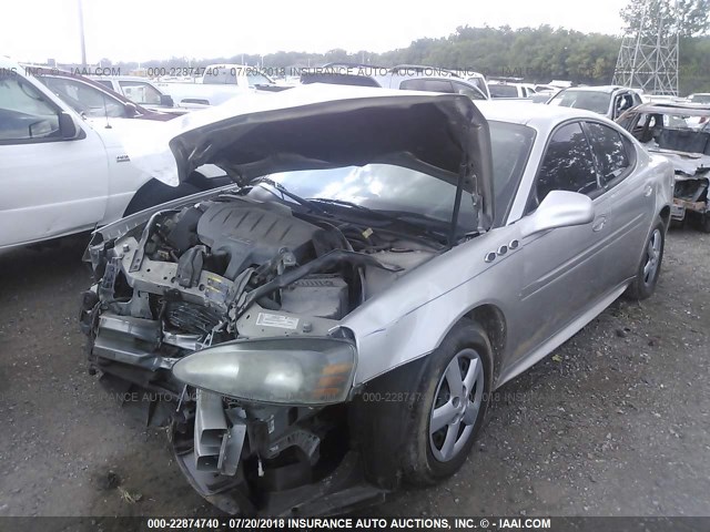 2G2WP552X71142968 - 2007 PONTIAC GRAND PRIX SILVER photo 2