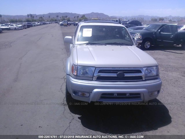 JT3GN87R9X0131378 - 1999 TOYOTA 4RUNNER LIMITED SILVER photo 6