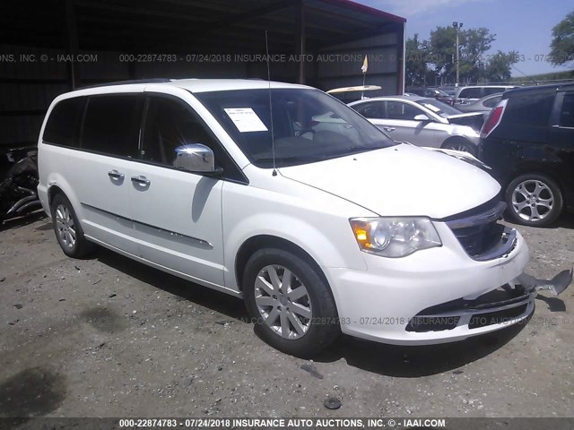 2A4RR8DG9BR609190 - 2011 CHRYSLER TOWN & COUNTRY TOURING L WHITE photo 1