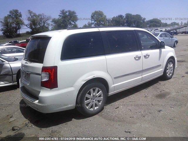 2A4RR8DG9BR609190 - 2011 CHRYSLER TOWN & COUNTRY TOURING L WHITE photo 4