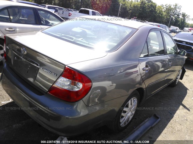 4T1BE30K13U677886 - 2003 TOYOTA CAMRY LE/XLE/SE 灰色 照片 4