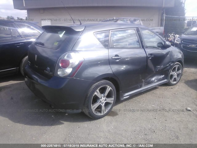 5Y2SR67019Z406563 - 2009 PONTIAC VIBE GT GRAY photo 4