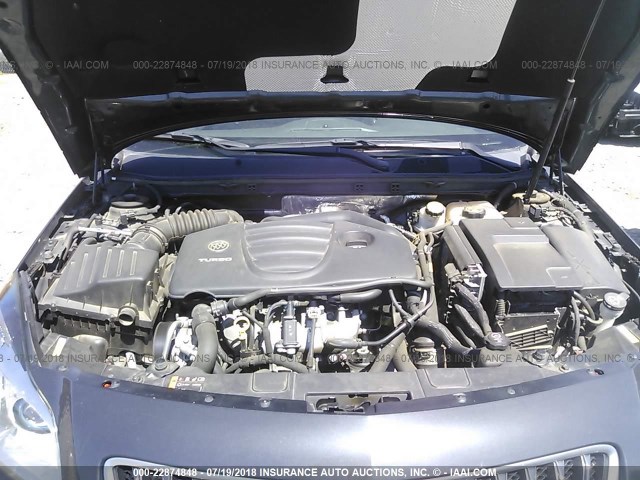 2G4GV5GV3D9187871 - 2013 BUICK REGAL GS BLACK photo 10